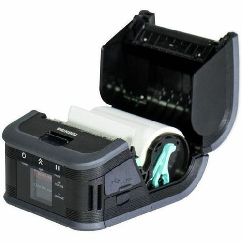 Toshiba B-FP3D-GH52-QM-R Mobile Direct Thermal Printer - Monochrome - Portable - Label/Receipt Print - USB - Bluetooth 2.1, 4.0 - IEEE (B-FP3D-GH52-QM-R)