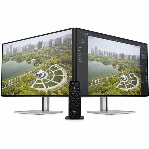 HP Mini Professional Workstation Intel Core Ultra 5 235 16 GB 512 SSD NVIDIA Graphics Windows 11 Pro Black Chip PC BM6P1UT#ABC