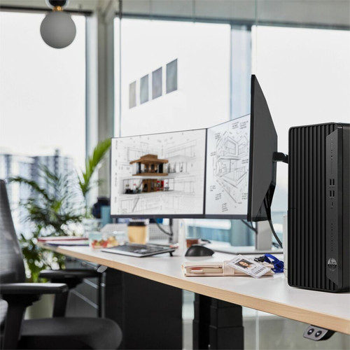 HP Elite 800 G9 Desktop Computer - Intel Core i3 13th Gen i3-13100 - 32 GB - Tower - Intel Q670 Chip (BP1W9UC#ABA)