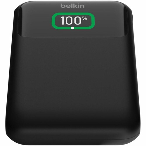 Belkin BPB020TTBK BoostCharge Pro 3-Port Laptop Power Bank 20K - 20000 mAh - 65W USB-C PD - Digital Display