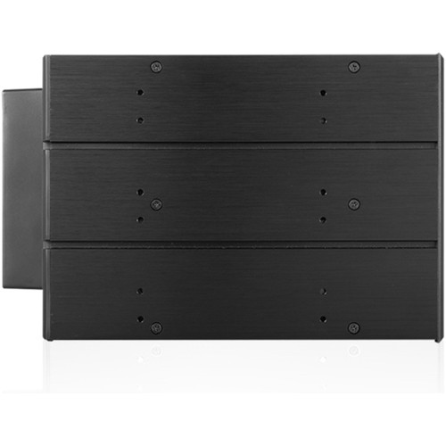 iStarUSA 5.25 Inch Hot Swappable Drive Enclosure For Four HDDs SATA And SAS Compatible Black Supported Internal SATA/600 Bays BPN-DE340P-BLACK
