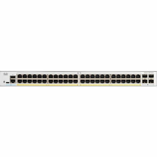 Cisco C1200-48T-4G-RF Catalyst 1200 Series Switch - 48 Port Gigabit Ethernet - 4 SFP Slots - Layer 3 Managed - 1U Rack-Mountable - Refurbished