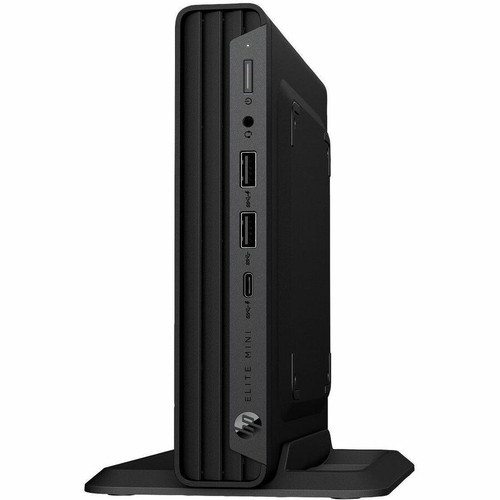 HP Elite Mini 800 G9 Desktop Computer - Intel Core i5 12th Gen i5-12500T - vPro Technology - 16 GB - 256 GB PCI Express NVMe SSD - - - (C31YFUA#ABA)