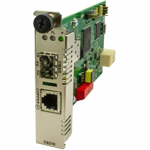 Transition Networks C6310-3340 ION POTS Media Converter - 5 km (3.11 Mile) - 1.0 x Expansion Slots - SFP - 1 x SFP Slots - DC (Fleet Network)