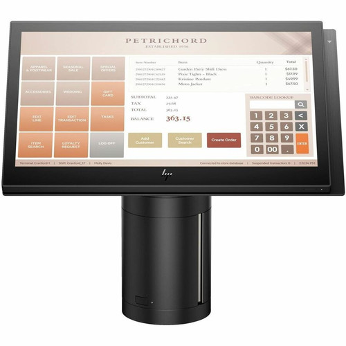 HP Engage One All-in-One System Model 143 - (Intel Core i3 i3-7100U 2.40 GHz - 16 GB DDR4 SDRAM - 1 TB SSD M.2/PCI Express (Fleet Network)