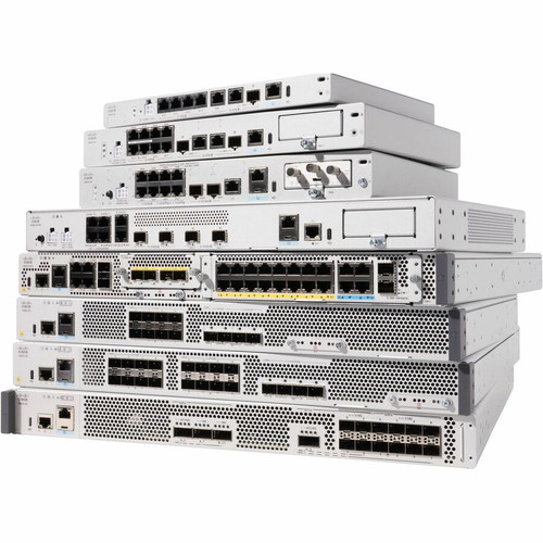 Cisco C8151-G2 Secure Router 8100 - 10 Ports - 8 RJ-45 - 2 WAN - 2 SFP Slots - 1U Rack-Mountable