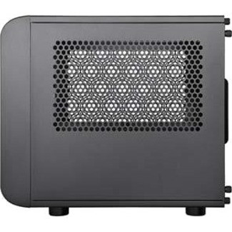 Thermaltake Mini Chassis - Core V1 - Black - SPCC - 4 x Bay - 0 - Mini ITX Motherboard Supported - 5 x Fan(s) Supported - 2 x Internal (CA-1B8-00S1WN-00)