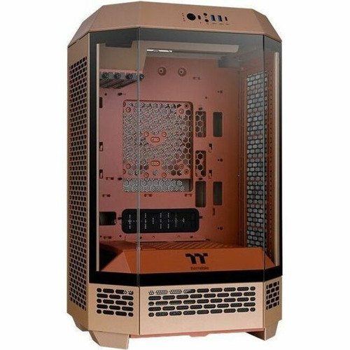 Thermaltake The Tower 300 Gravel Sand Micro Tower Chassis - Micro Tower - Gravel Sand - Tempered Glass, SPCC - 3 x Bay - 2 x 140mm - - (Fleet Network)