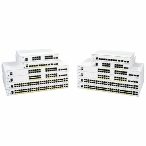 Cisco 350 CBS350-8P-E-2G Ethernet Switch - 10 Ports - Manageable - Gigabit Ethernet - 1000Base-T, 1000Base-X - Refurbished - 2 Layer - (Fleet Network)