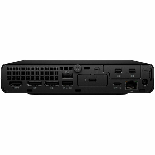 HP EliteDesk 8 G1a Desktop Computer - AMD Ryzen 5 220 - 16 GB - 512 GB PCI Express NVMe 4.0 x4 SSD - Mini PC - Jack Black - AMD Chip - (CP3M1AT#ABA)