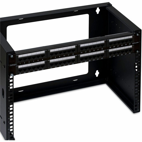 StarTech. com CPANEL48 48-Port 2U Rackmount Cat6 Patch Panel - RJ45 - UTP - 110 Punch-Down - Steel