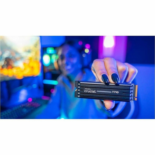 Crucial T710 2 TB Solid State Drive - M.2 2280 Internal - PCI Express NVMe (PCI Express NVMe 5.0) - Desktop PC, Notebook Device - 1200 (CT2000T710SSD5)