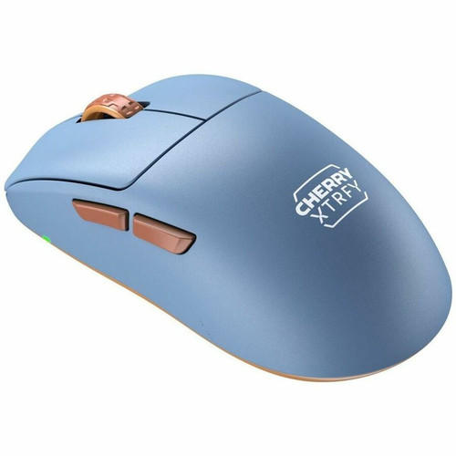 CHERRY XTRFY CX-M68W-BLUE Gaming Mouse - Wireless - Radio Frequency - 2.40 GHz - Rechargeable - Blue - USB Type A - 26000 dpi - - 3.1 (Fleet Network)