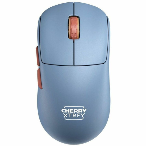 CHERRY XTRFY CX-M68W-BLUE Gaming Mouse - Wireless - Radio Frequency - 2.40 GHz - Rechargeable - Blue - USB Type A - 26000 dpi - - 3.1 (CX-M68W-BLUE)