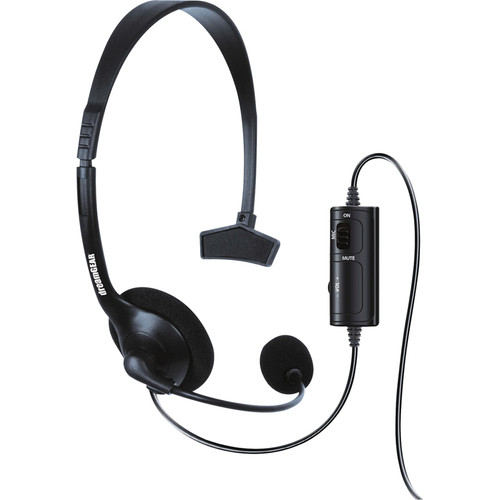 dreamGEAR Broadcaster Headset for PS4 - Mono - Wired - Over-the-head - Monaural - Supra-aural - 4 ft (1.22 m) Cable - Black (Fleet Network)
