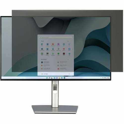 Kensington EQ Privacy Screen Filter for Monitors 21.5" (16:9) - For 21.5" (546.10 mm) Widescreen LCD Monitor - 16:9 - Scratch Glare - (Fleet Network)