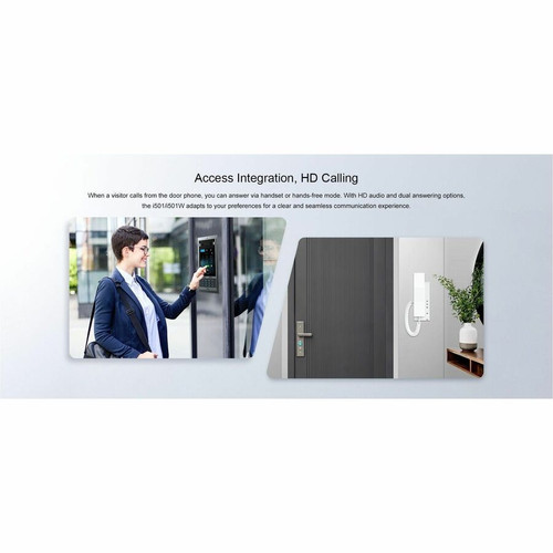 Fanvil i501W SIP Indoor Station - Wireless LAN - Wall Mount, Desktop for Home, Office, Hotel, Residential, Indoor - Acrylonitrile (i501W)