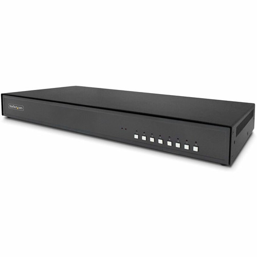 StarTech.com Secure 8-Port DisplayPort KVM Switch, 4K 30Hz, NIAP 4.0, CAC, Made in the USA - Securely control eight DisplayPort or one (Fleet Network)