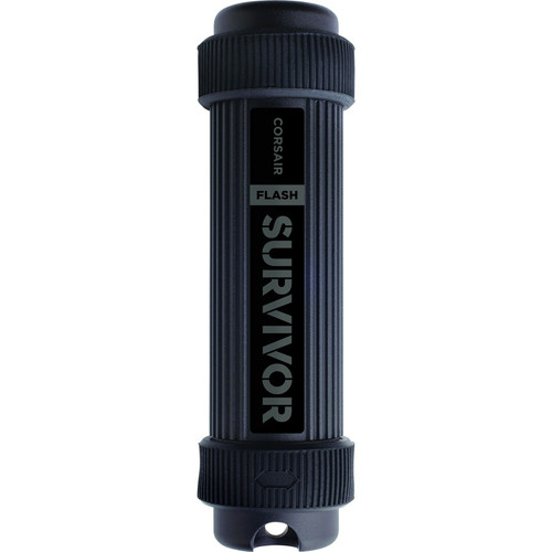 Corsair Flash Survivor Stealth 256GB USB 3.0 Flash Drive - 256 GB - USB 3.0 - Black - 5 Year Warranty (CMFSS3B-256GB)