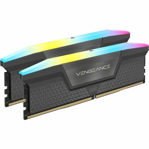 Corsair Vengeance RGB RAM Module - For Motherboard, Desktop PC - 32 GB (2 x 16GB) - RGB - DDR5-6000/PC5-48000 DDR5 SDRAM - CL36 - 1.40 (Fleet Network)