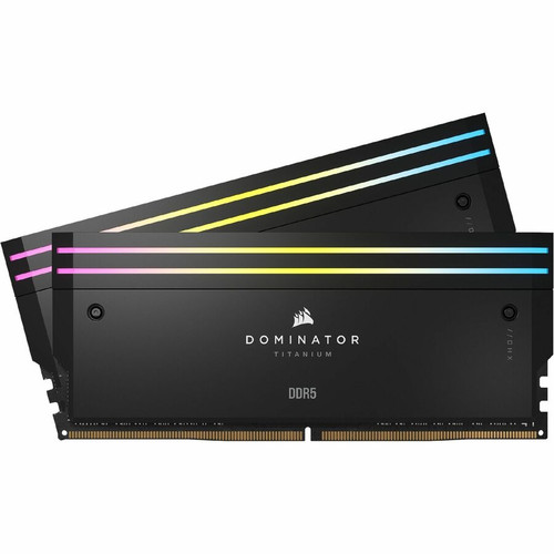 Corsair Dominator Titanium RGB RAM Module - For Motherboard - 64 GB (2 x 32GB) - RGB - DDR5-6600/PC5-52800 DDR5 SDRAM - 6600 MHz - - V (Fleet Network)