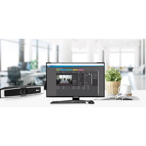 AVer VB130 Video Conferencing Camera - 60 fps - USB 3.1 - 4K - 3840 x 2160 Video - 120&deg; Angle - 4x Digital Zoom - Microphone - - - (COMMVB130)