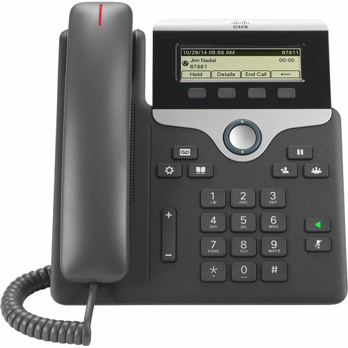Cisco CP-7811-3PWNAK9-RF IP Phone 7811 Refurbished - VoIP - 1 SIP Line - 2 Network Ports - PoE - Wall Mountable