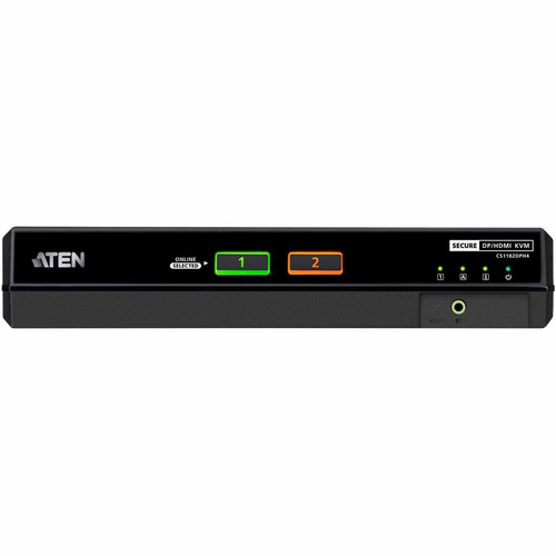 ATEN 2-Port USB 5K DisplayPort/HDMI Universal Secure KVM Switch (PSD PP v4.0 Compliant) - 2 Computer(s) - 5K - 5120 x 2880 - 50 Hz, 60 (Fleet Network)