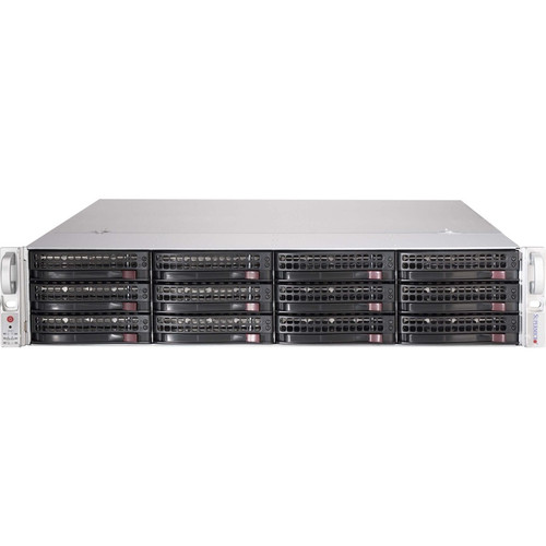 Supermicro 826BE1C-R741JBOD Drive Enclosure - 2U Rack-mountable - Black - 12 x HDD Supported - 12 x Total Bay - 12 x 3.5" Bay (Fleet Network)