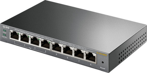 TP-LINK_8-Port_Gigabit_Easy_Smart_Switch_with_4-Port_PoE_-_8_Ports_-_Manageable_-_2_Layer_Supported_-_Twisted_Pair_-_Desktop_TL-SG108PE