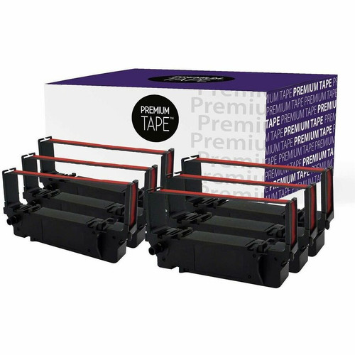 Premium Tape Dot Matrix Ribbon - Black, Red - 6 / Pack (Fleet Network)