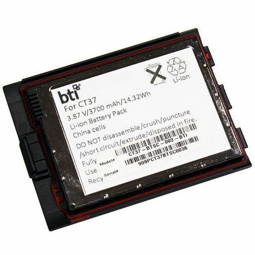 BTI CT37-BTSC-002-BTI Battery - For Handheld Computer - Battery Rechargeable - Proprietary Battery Size - 3700 mAh - 14.32 Wh - 3.87 V (Fleet Network)