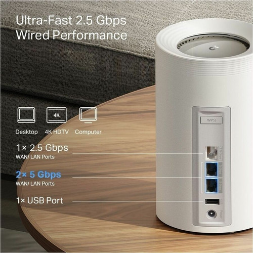 TP-Link Deco Pro Tri Band Wi Fi 7 Ethernet Wireless Router With 2.4 GHz And 6 Coverage DECO BE65 PRO(1-PACK) DECO BE65 DECO BE65 PRO(1-PACK)