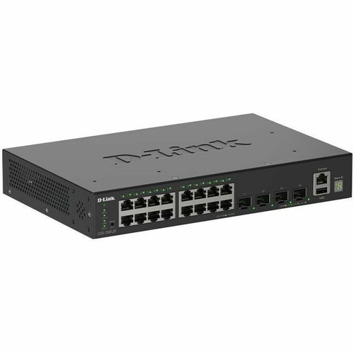 D-Link DGS-1530-20 Smart Managed Ethernet Switch - 16 Port Gigabit + 4 SFP+ 10GbE - Layer 2 - Desktop/Rack-Mountable