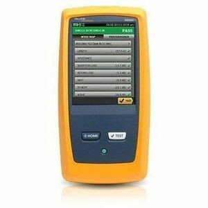Fluke Networks DSX2-5000-NW Cable Analyzer - Twisted Pair Cable Testing, Wiremap, Insertion Loss Measurement, Cable Testing - LCD - - (Fleet Network)