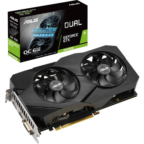Asus NVIDIA GeForce GTX 1660 SUPER Graphic Card - 6 GB GDDR6 - 1.53 GHz Core - 1.86 GHz Boost Clock - 192 bit Bus Width - PCI Express (Fleet Network)