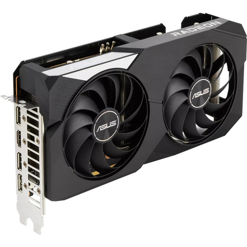 Asus AMD Radeon RX 6650 XT 8 GB GDDR6 Graphics Card 2.47 GHz Game Clock 2.69 Boost 128 Bit Bus Graphic Width X DUAL-RX6650XT-O8G