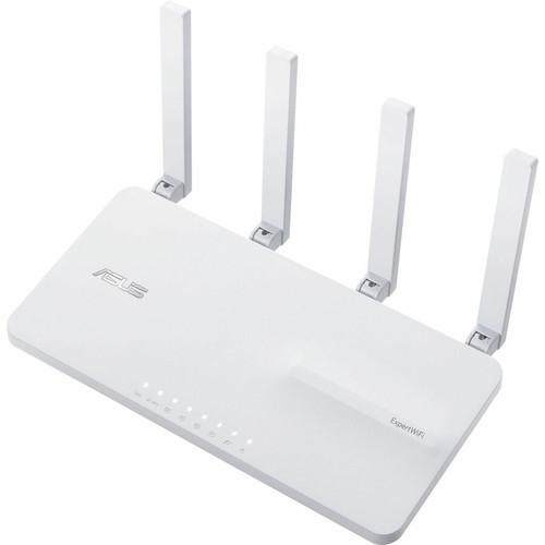 Asus ExpertWiFi EBR63 Wi-Fi 6 IEEE 802.11 a/b/g/n/ac/ax Ethernet Wireless Router - Dual Band - 2.40 GHz ISM Band - 5 GHz UNII Band - 4 (Fleet Network)