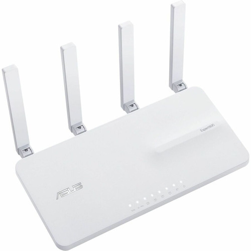 Asus ExpertWiFi EBR63 Wi-Fi 6 IEEE 802.11 a/b/g/n/ac/ax Ethernet Wireless Router - Dual Band - 2.40 GHz ISM Band - 5 GHz UNII Band - 4 (Fleet Network)