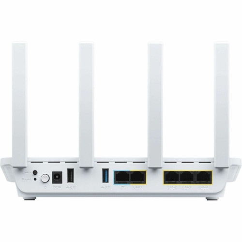 Asus EBR63 ExpertWiFi Wi-Fi 6 Dual-Band Wireless Router - Quad-Core 1. 7 GHz - 4x Gigabit LAN - 4 External Antennas - 375 MB/s - Wall/Ceiling Mountable