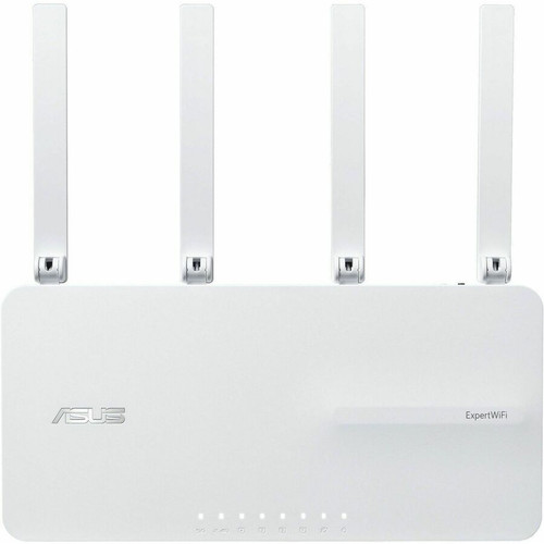 Asus EBR63 ExpertWiFi Wi-Fi 6 Dual-Band Wireless Router - Quad-Core 1. 7 GHz - 4x Gigabit LAN - 4 External Antennas - 375 MB/s - Wall/Ceiling Mountable
