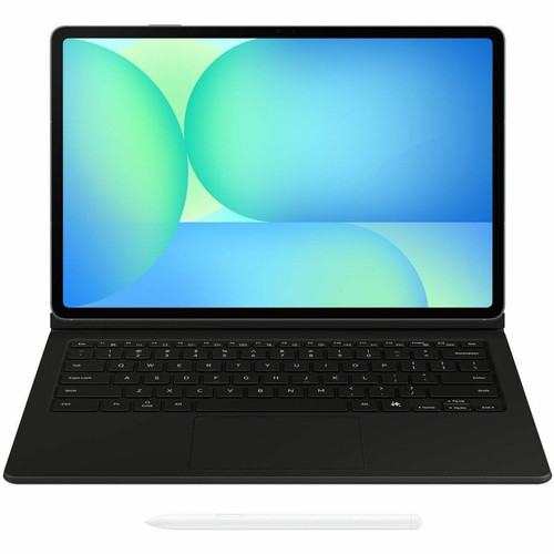 Samsung Book Cover Keyboard/Cover Case (Book Fold) Samsung Galaxy Tab S10 FE+ Tablet - Black - 11.86" (301.30 mm) Height x 7.97" mm) x (EF-DX625BBEGCA)
