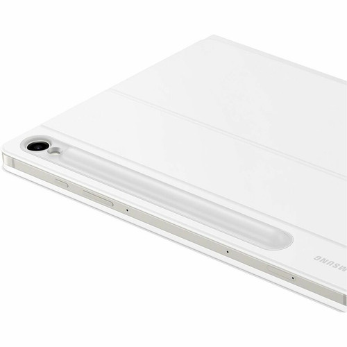 Samsung Keyboard/Cover Case (Book Fold) Samsung Galaxy Tab S9, Galaxy Tab S9 FE Tablet - White - 10.04" (254.90 mm) Height x 6.84" mm) (EF-DX725BWEGCA)