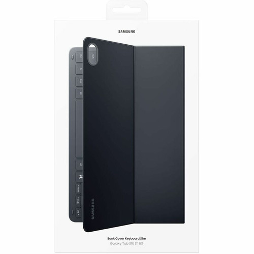 Samsung Keyboard/Cover Case (Book Fold) Galaxy Tab S11 Tablet - Black - Metal Body (EF-DX730BBEGCA)