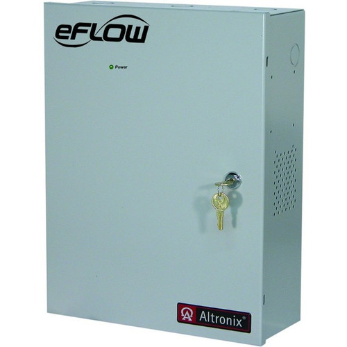 Altronix eFlow104NK8D Dual Output Power Supply/Charger - Enclosure - 120 V AC Input - 24 V DC Output (Fleet Network)