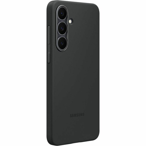 Samsung Galaxy S25 FE Silicone Case - For Samsung Galaxy S25 FE Smartphone - Textured - Black - Soft-touch - Scratch Resistant, Impact (Fleet Network)