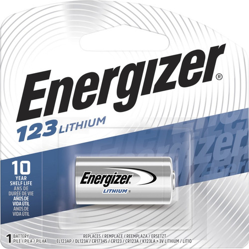 Energizer 123 Lithium Battery - For Multipurpose - 1500 mAh - 3 V DC - 1 / Box (Fleet Network)