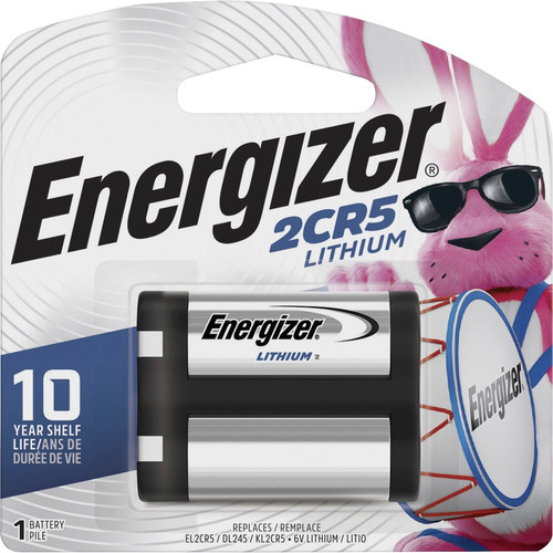 Energizer 2CR5 Lithium Photo Batteries - For Multipurpose - 2CR5 - 1500 mAh - 6 V DC - 1 Pack (Fleet Network)