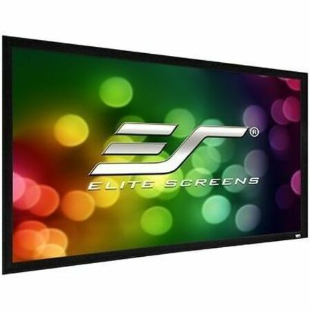 Elite Screens Sable Frame 105" (2667 mm) Fixed Frame Projection Screen  - 16:9 - CineWhite UHD-B - HDTV - 1.3 Gain - 180&deg; - Wall - (Fleet Network)