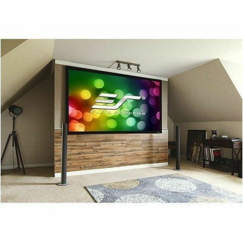 Elite Screens Sable Frame 158 Inch Fixed Projection Screen 16:9 CineWhite UHD-B HDTV Premium Viewing Surface Height Mm X ER158WH2